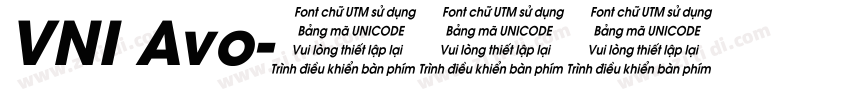 VNI Avo字体转换